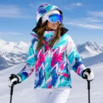 Custom Women Abstract Print Jacket