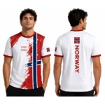 Custom Norway Sublimation Sports T-Shirt