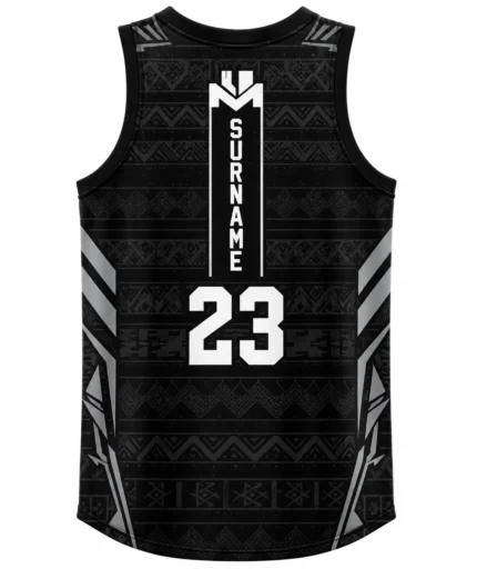 Custom Black Basketball jersey