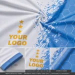 Custom Argentina-Inspired Sublimation Sports T-Shirt