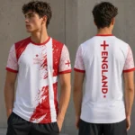 Custom England Sublimation Sports T-shirt