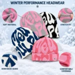 Custom Abstract Pattern Knit Beanie