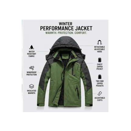 Custom Winter Sports Snowboarding Jacket