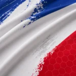 Custom France Sublimation Sports T-shirt