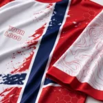 Custom Norway Sublimation Sports T-Shirt