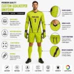 Custom Sublimated Goalkeeper Uniform Set