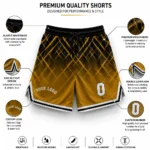 Custom Sublimated Mesh Basketball Shorts