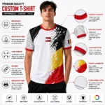 Custom Belgium Sublimation Sports T-Shirt