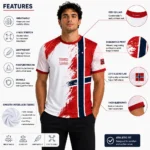 Custom Norway Sublimation Sports T-Shirt