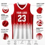Custom Wave Sublimated Basketball jersey