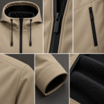 Custom Water-Repellent Softshell Jacket Stretch