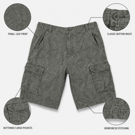 Custom Men Printed Cargo Shorts