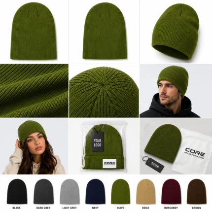 Custom Thick Knit Beanie