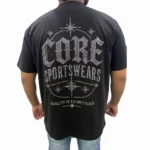 Drop Shoulder Rhinestone T-Shirt