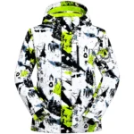 Custom Neon Graffiti Pro Ski & Snowboard Jacket