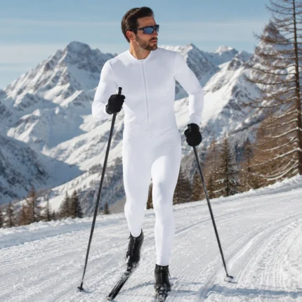 Men Full-Zip Base Layer Jumpsuit