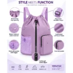 Custom Backpack Mesh Side Pocket