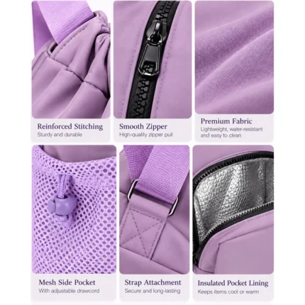 Custom Backpack Mesh Side Pocket