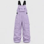Custom Women lilac ski and snow bib