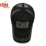 Custom American Flag Embroidered Trucker Cap