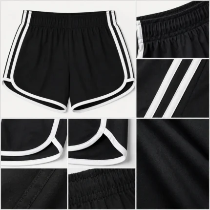 Custom Women Side Stripe Soccer Short