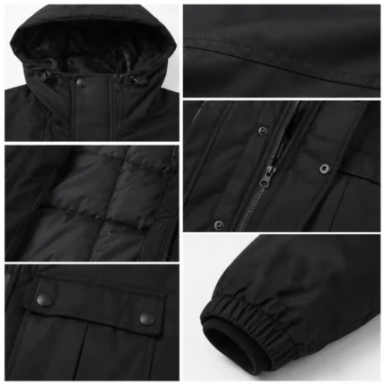 Custom Men Tactical Multi-Pocket Winter Jacket