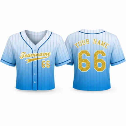 Custom Cropped Baseball Jersey
