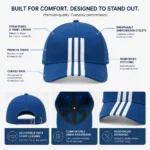 Premium Blue Baseball Cap