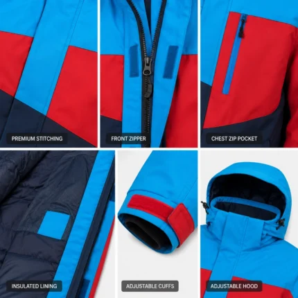 Custom Men Outdoor Snow Jacket