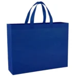 Custom Blue Shopping Tote Bag