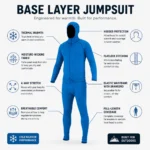 Custom Men Thermal Base Layer Jumpsuit
