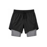 Men’s 2-in-1 Gym Workout Shorts