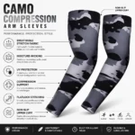 Custom Men Camo Arm Sleeves