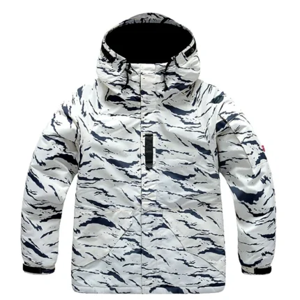 Custom Arctic Camo Snow Jacket
