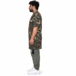 Custom Men Camo Longline T-Shirt Oversized