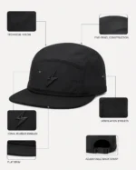 Custom Blackout 5-Panel Fashion Cap