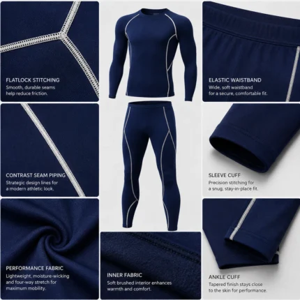 Men Thermal Compression Base Layer Set