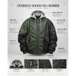 Custom Oversized Streetwear Bomber Jacket