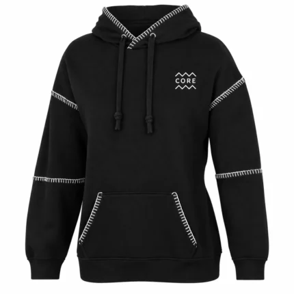 Custom Contrast-Stitch Oversized Hoodie