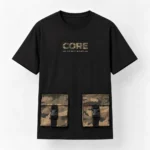 Oversized Camouflage Pockets Streetwear Tee