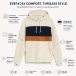 Custom Men Color-Block Hoodie