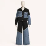 Custom Women Denim Streetwear Tracksuit
