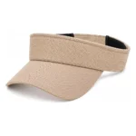 Custom Beige Woven Sports Visor