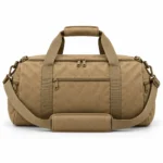 Custom Tan Canvas Duffel Bag