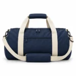 Custom Blue Canvas-Style Duffel Bag