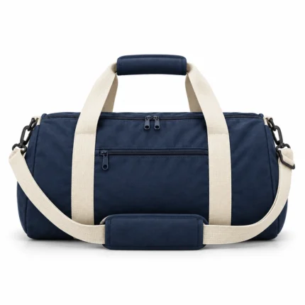 Custom Blue Canvas-Style Duffel Bag