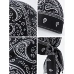 Cutom Paisley Tie-Back Durag