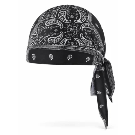 Cutom Paisley Tie-Back Durag