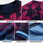 Custom Floral Rugby Jersey