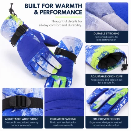 Custom Waterproof Winter Gloves